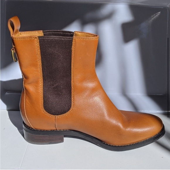 Cole Haan Nike Air Evan tan leather Chelsea boots - Picture 2 of 14
